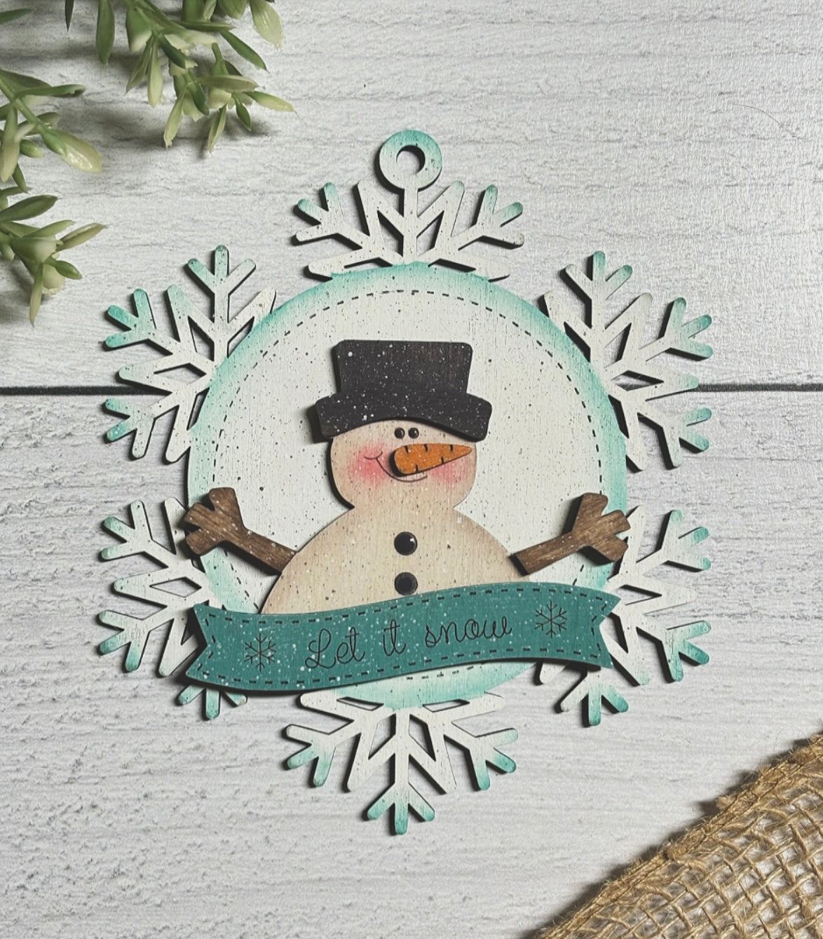 Snowflake and Friends - Wood Blank Set