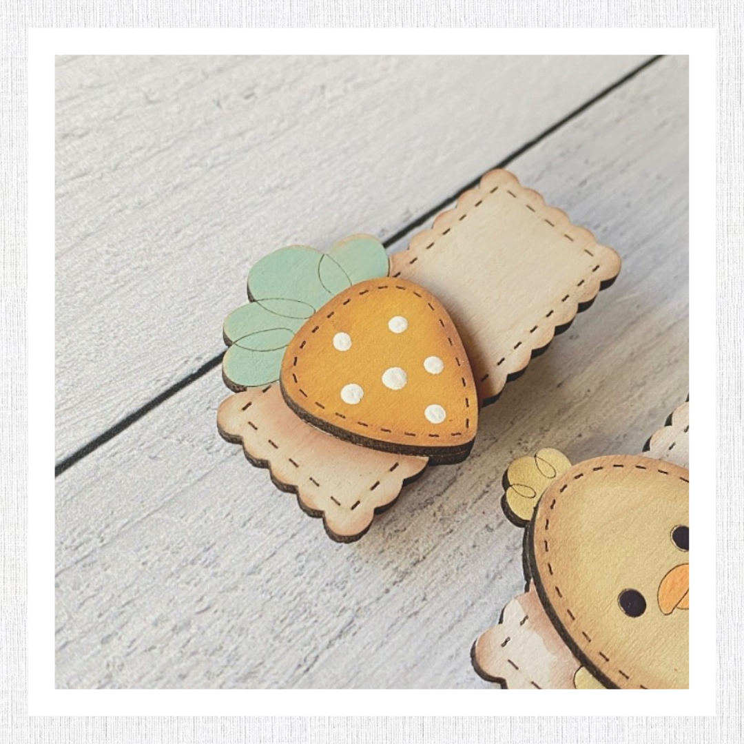 Easter Hair Clip Wood Blank