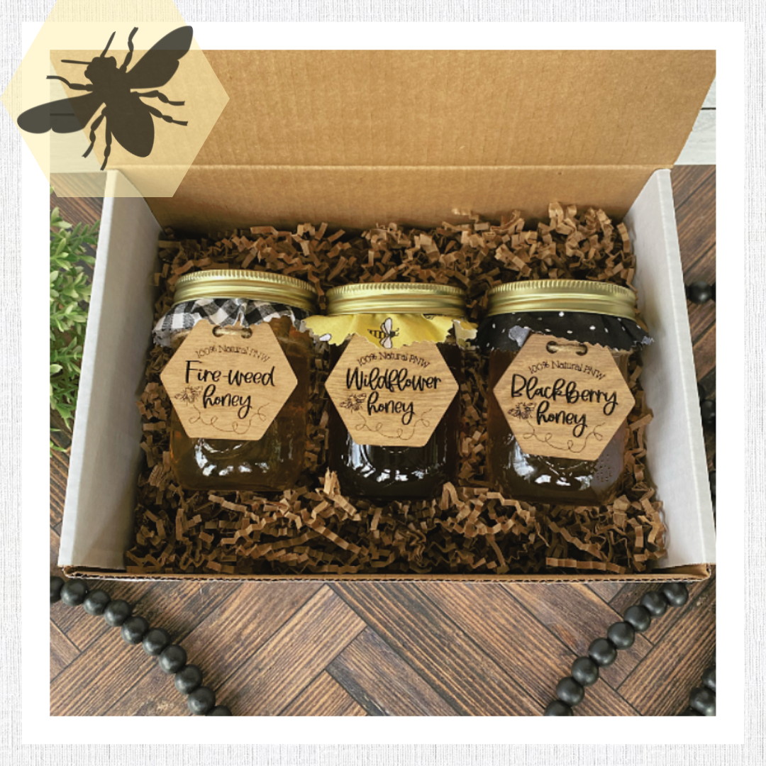 HONEY STAND PICKUP ONLY Honey Sampler Gift Set of 3