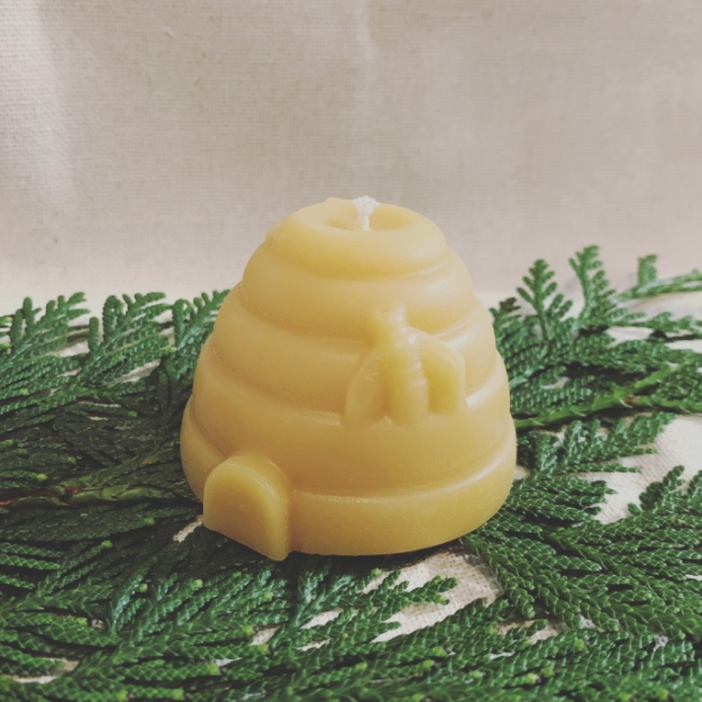 Beeswax Skep Candle
