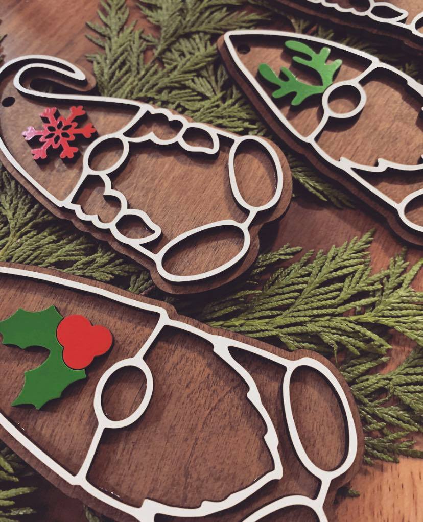 Ginger Gnome Ornaments Set of 4