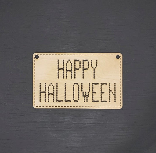 Happy Halloween Wood Blank