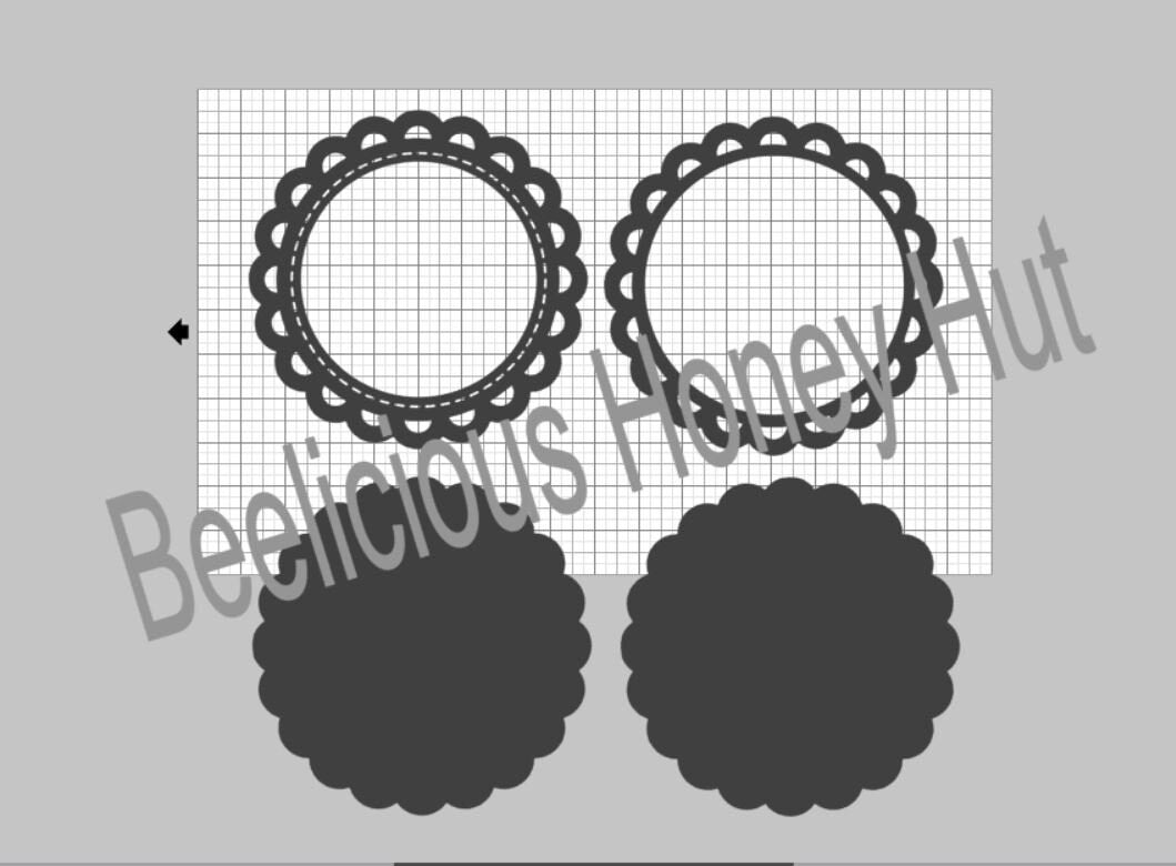 13 Lace Frame Bundle Template Digital SVG Files Instant Download Laser Cutting
