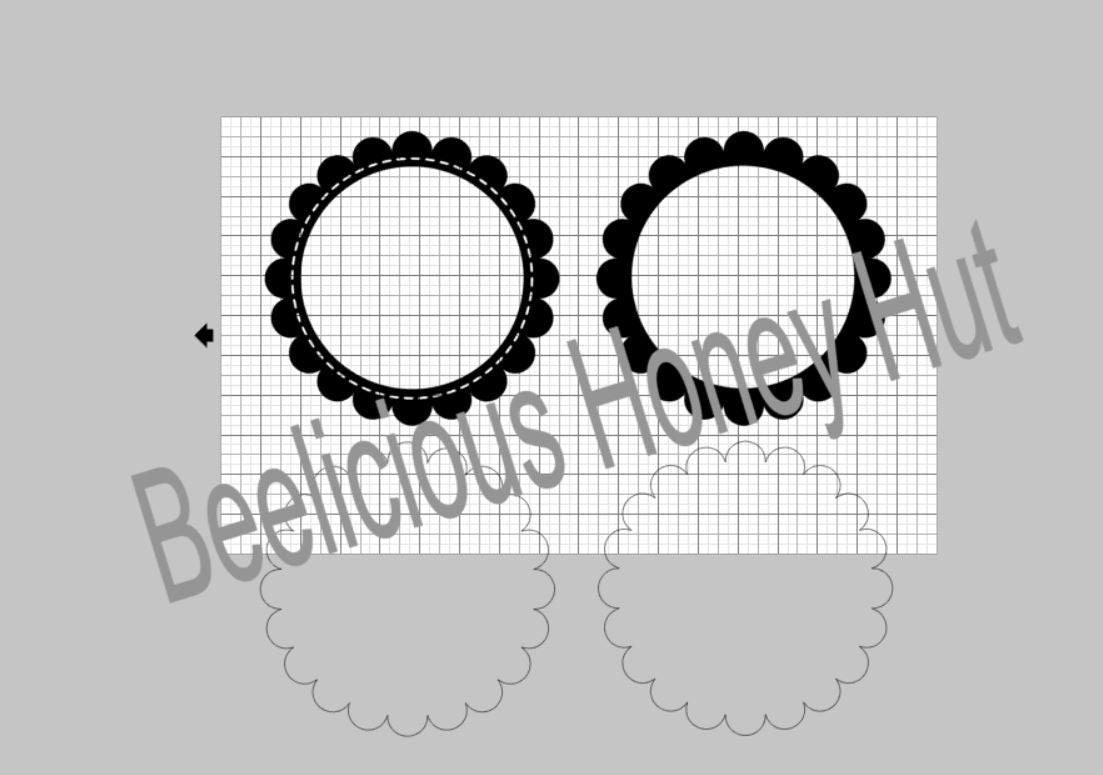 13 Lace Frame Bundle Template Digital SVG Files Instant Download Laser Cutting