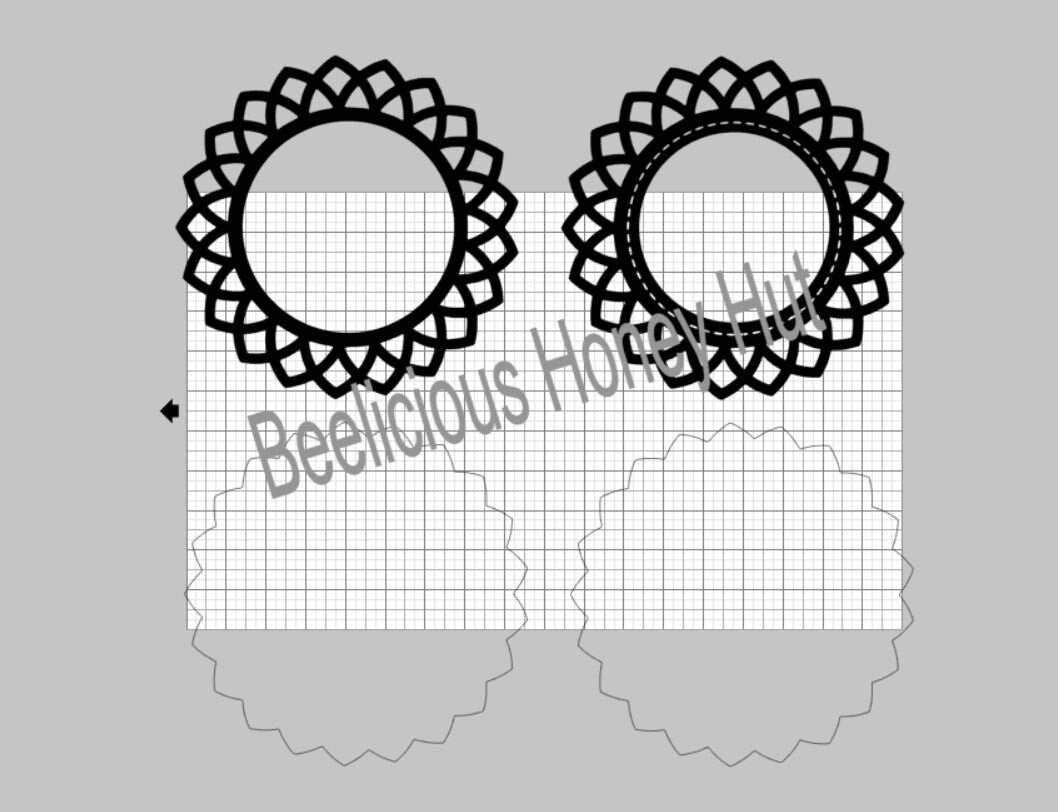13 Lace Frame Bundle Template Digital SVG Files Instant Download Laser Cutting
