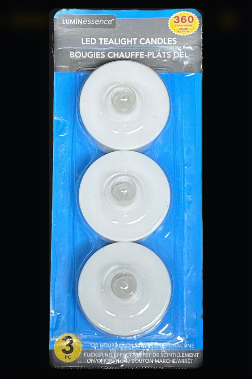 Chunky Scarf Tea Light 4-piece Wood Blank Set