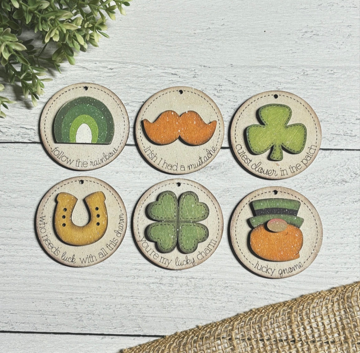 St. Patrick's Day Magnets - Wood Blank