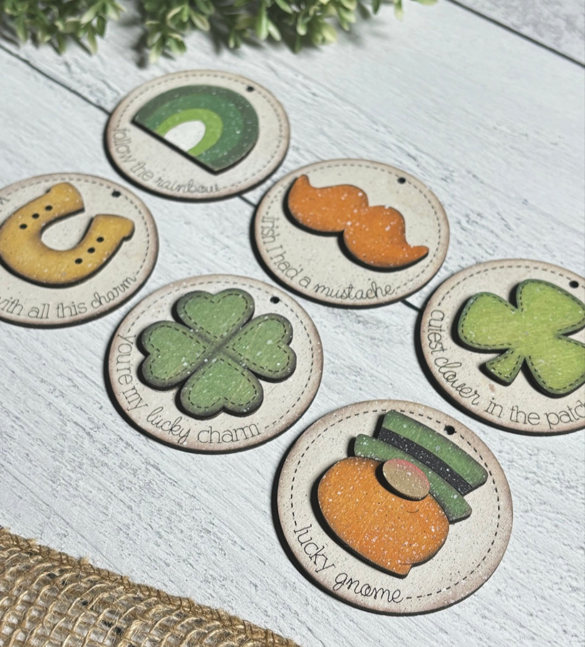 St. Patrick's Day Magnets - Wood Blank