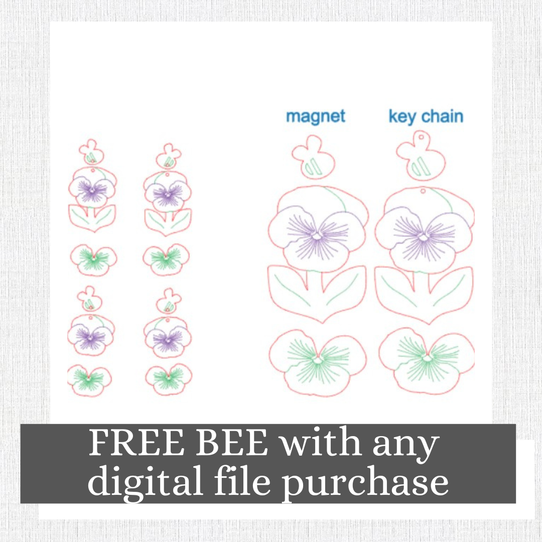 February FREE BEE with any digital file purchase