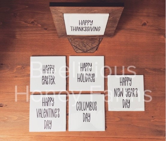 15 (continuously adding) Seasonal Holiday Interchangeable Ceramic Tile Template Digital SVG Files Instant Download Laser Cutting